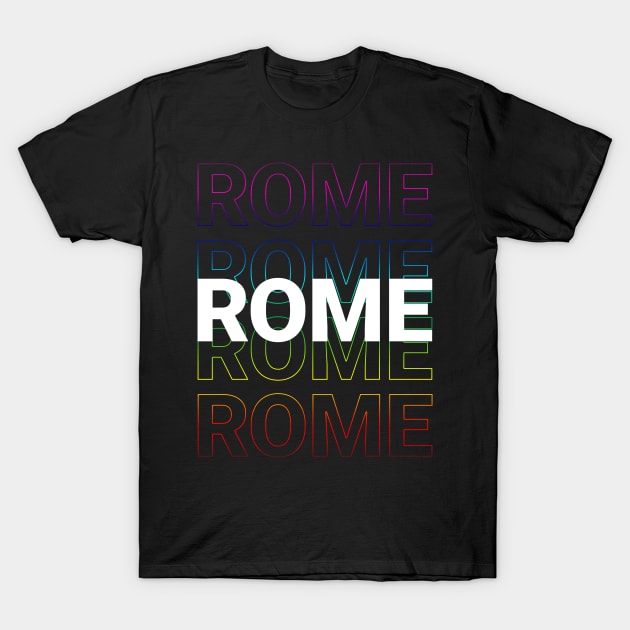 Rome - Kinetic Style T-Shirt by car lovers in usa